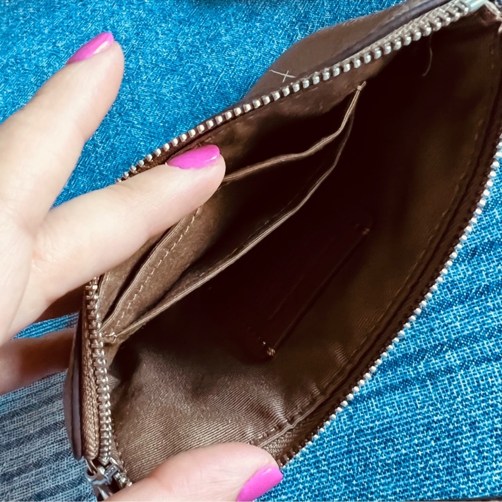 Coach X Jean Michel Basquiat Set - Mecca Hexagonal Xbody Bag & Matching Wristlet - Picture 12 of 16